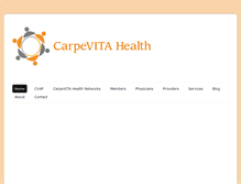 Tablet Screenshot of carpevitainc.com